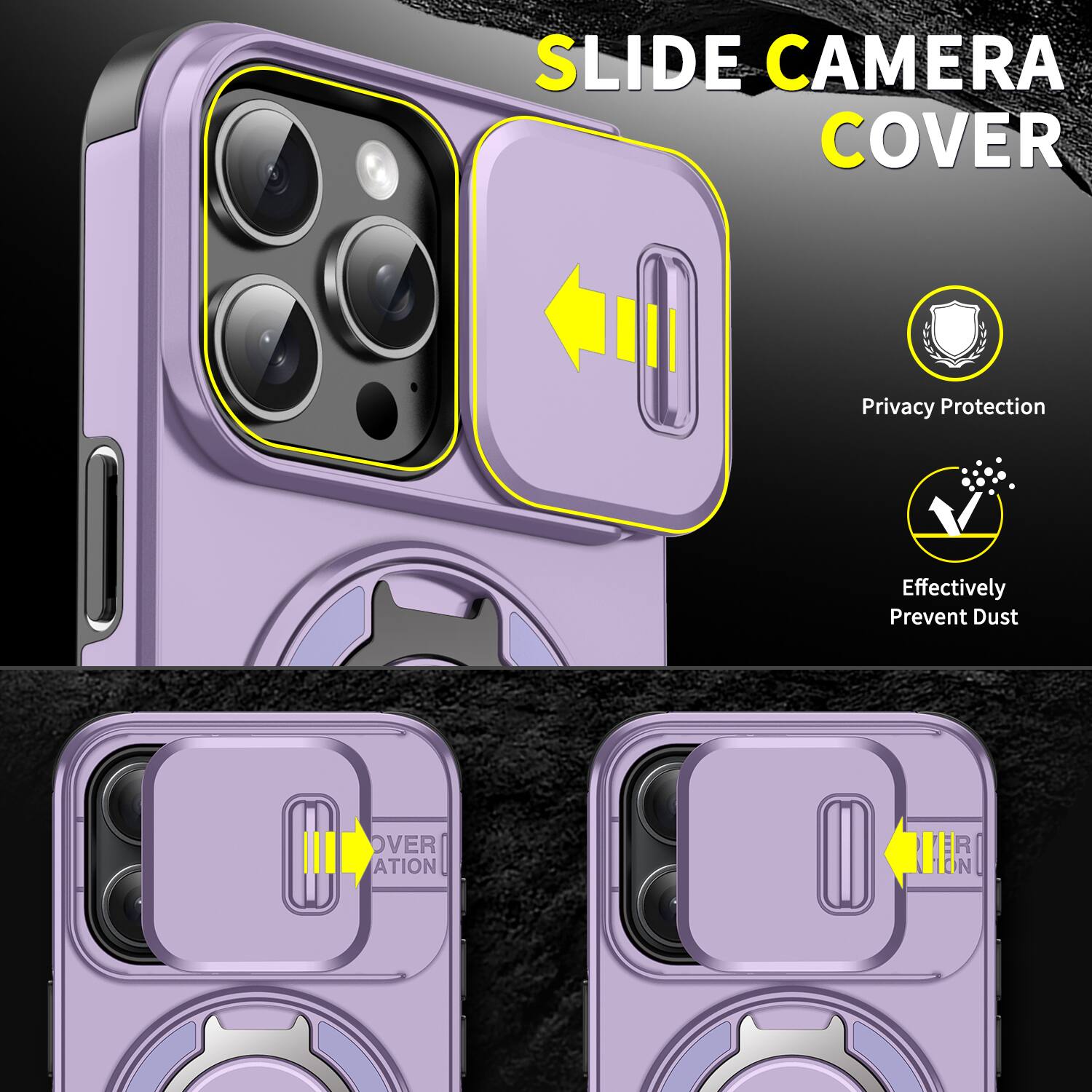 SLIDE CAMERA COVER

Privacy Protection

Effectively Prevent Dust