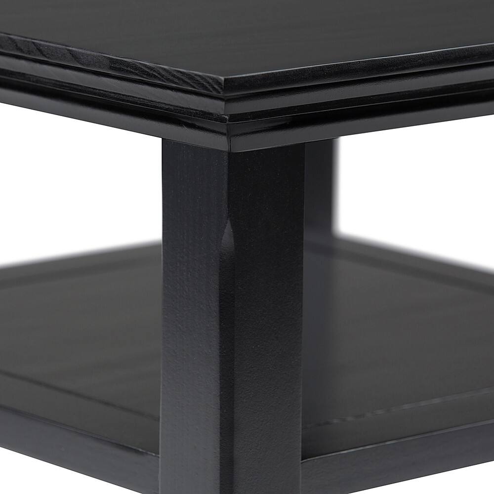 Alt View 13. Simpli Home - Acadian Square Solid Wood End Table - Black.
