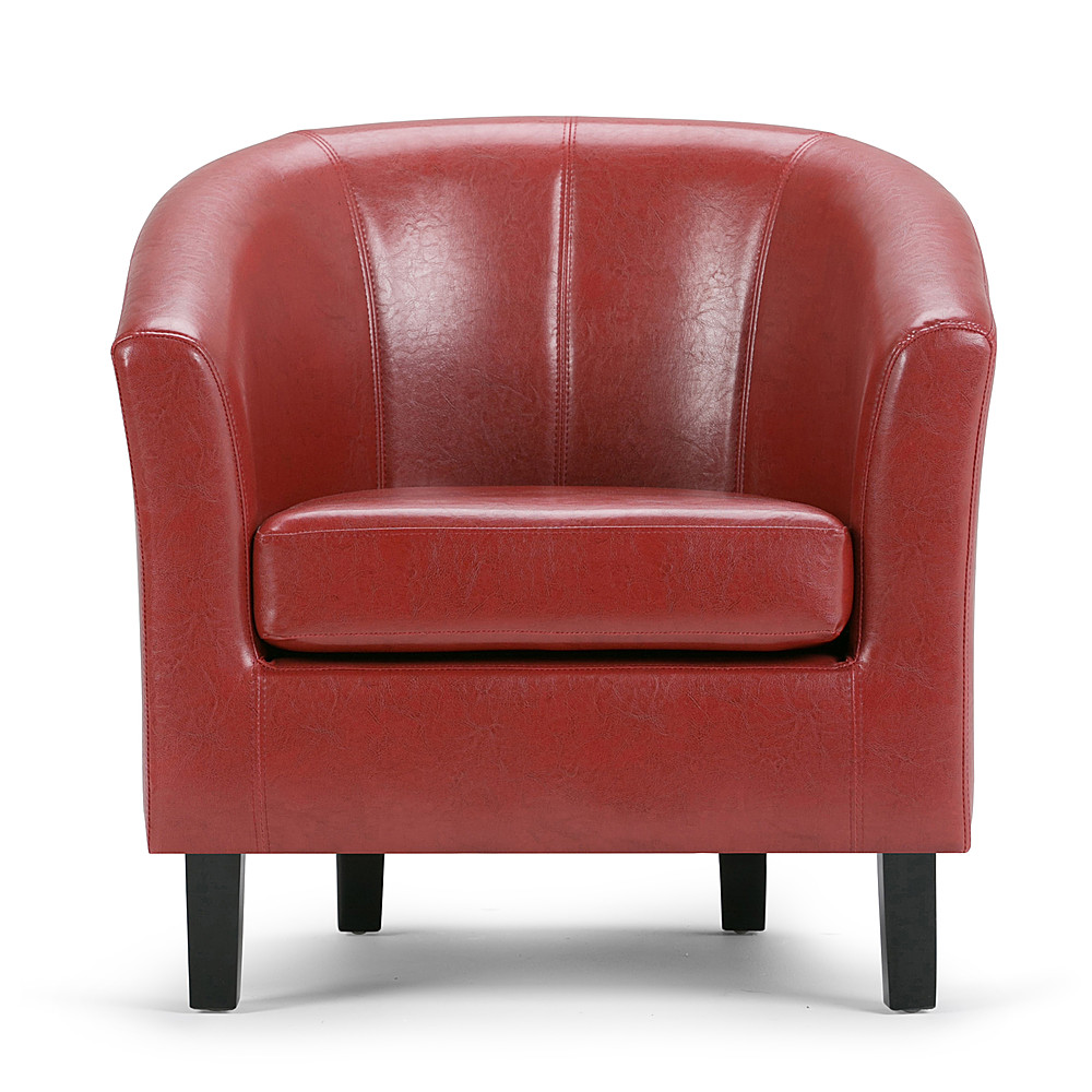 Angle View: Simpli Home - Austin Armchair - Red
