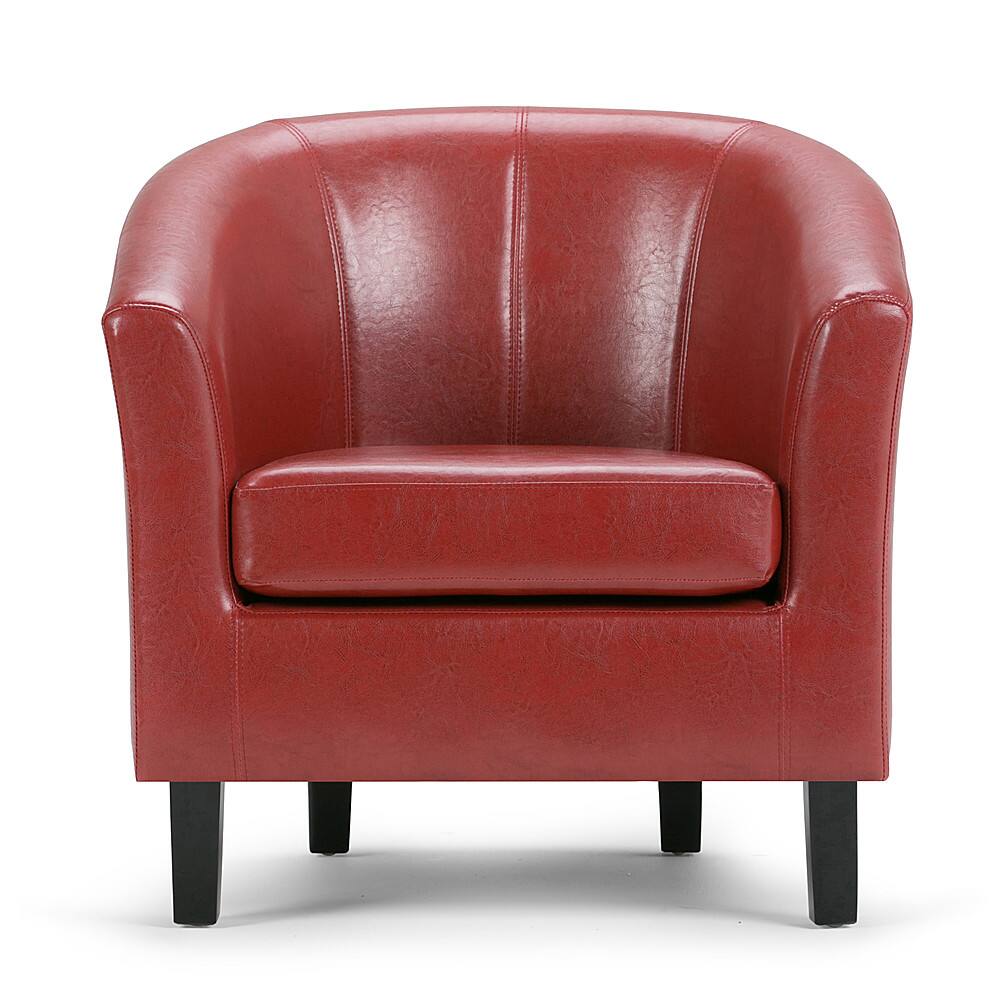 Angle. Simpli Home - Austin Armchair - Red.