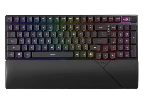 Esc F1 F2 F3 F4 F5 F6 F7 F8 F9 F10 F11 F12
Ins Del PgUp PgDn
1 2 3 4 5 6 7 8 9 0 - =
Q W E R T Y U I O P
A S D F G H J K L ; '
Z X C V B N M , . /
Caps
Ctrl Alt Fn
Num 7 8 9 +
4 5 6 -
1 2 3
0 .
PgUp PgDn
ROG