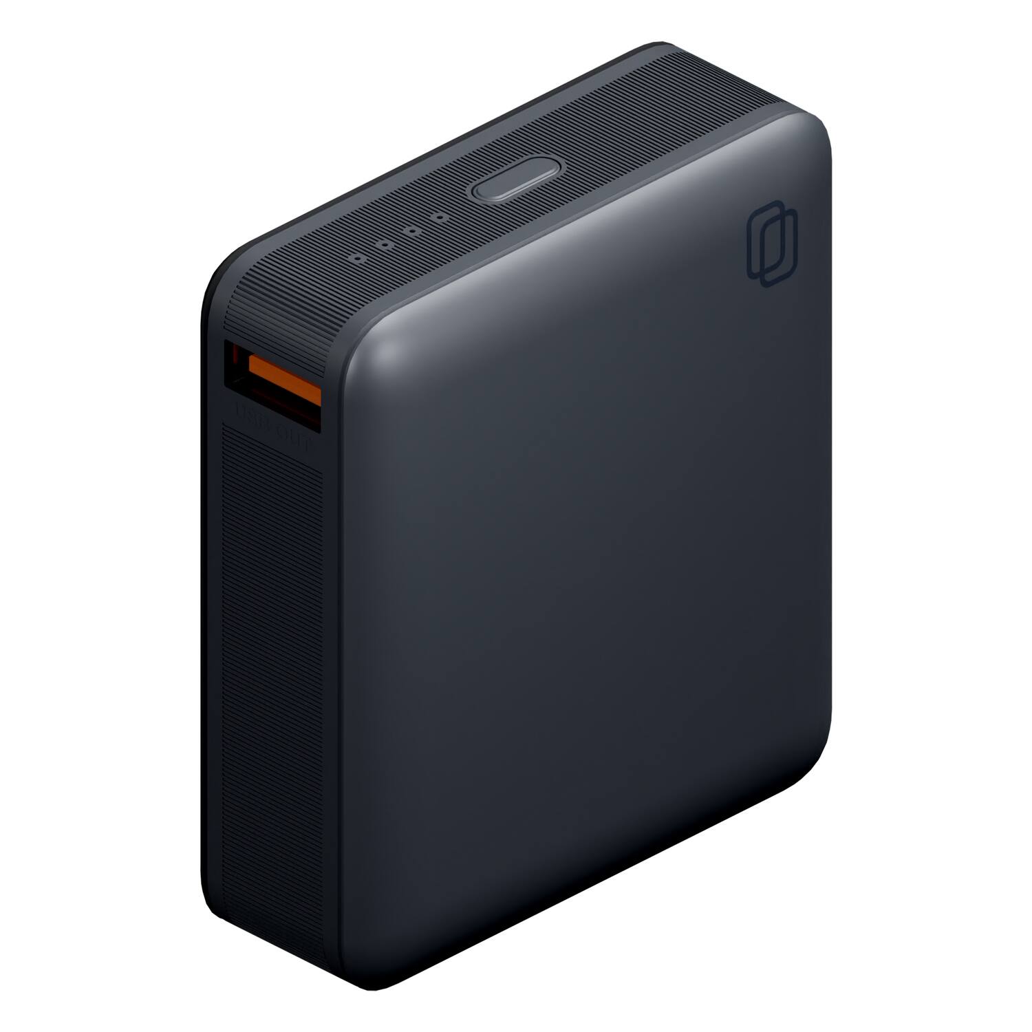 Angle. Cellhelmet - 10,000mAh Portable USB-C and USB-A Power Bank 22.5W Charging PP-223 - Black.