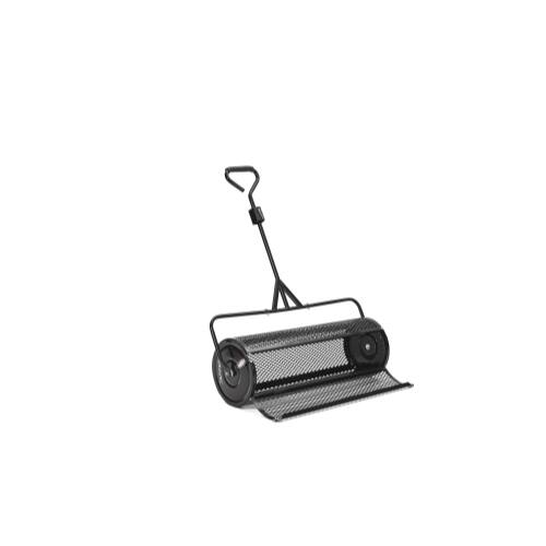 Alt View 5. Dapper Supply - Compost Spreader 36 Inch Towable Peat Moss Spreader Heavy Duty Steel Frame Roller Lawn Top Dressing Spreader - Black.