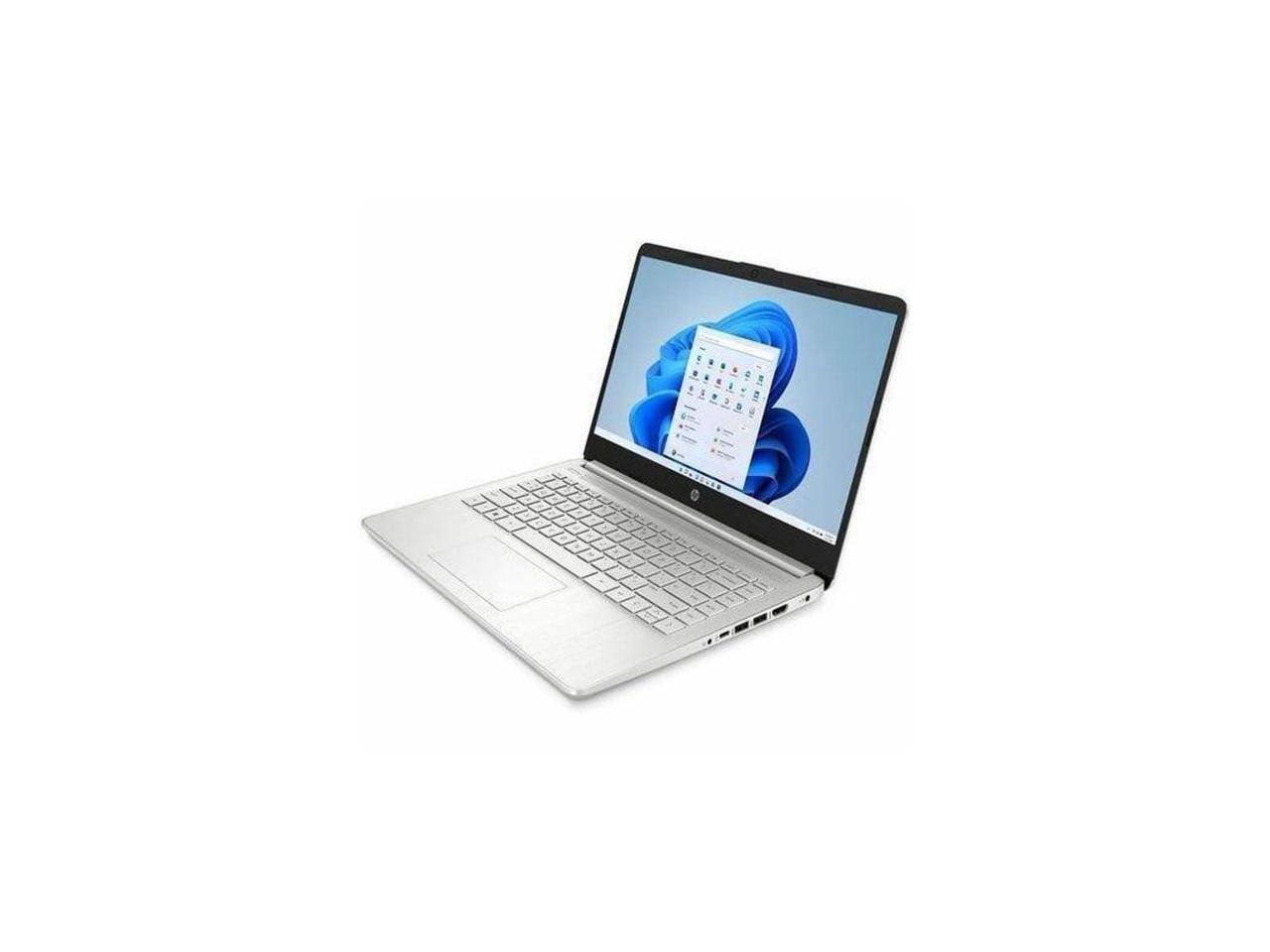 Alt View 5. HP - HP 14-d3000 Touchscreen Notebook - Intel Celeron N4500 - 4 GB - Honey Lavender - Windows 11 Home - Honey Lavender.