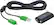 Front. Insignia™ - Charge & Play Kit for Xbox One and One S Controllers - Black/Green.