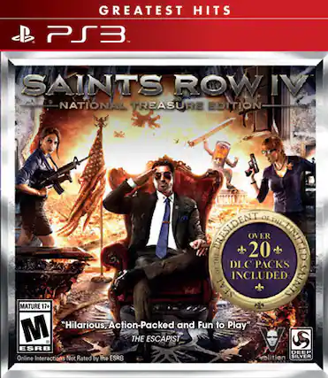 Front. Deep Silver - Saints Row IV: National Treasure Edition Greatest Hits - Multi. - M (Mature 17+)
