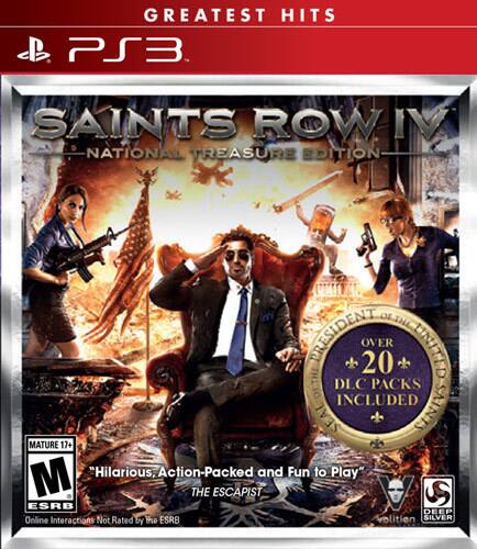 Front. Deep Silver - Saints Row IV: National Treasure Edition Greatest Hits - Multi. - M (Mature 17+)