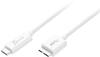j5create - Type-C-to-USB 3.0 Micro-B Cable - White-Front_Standard