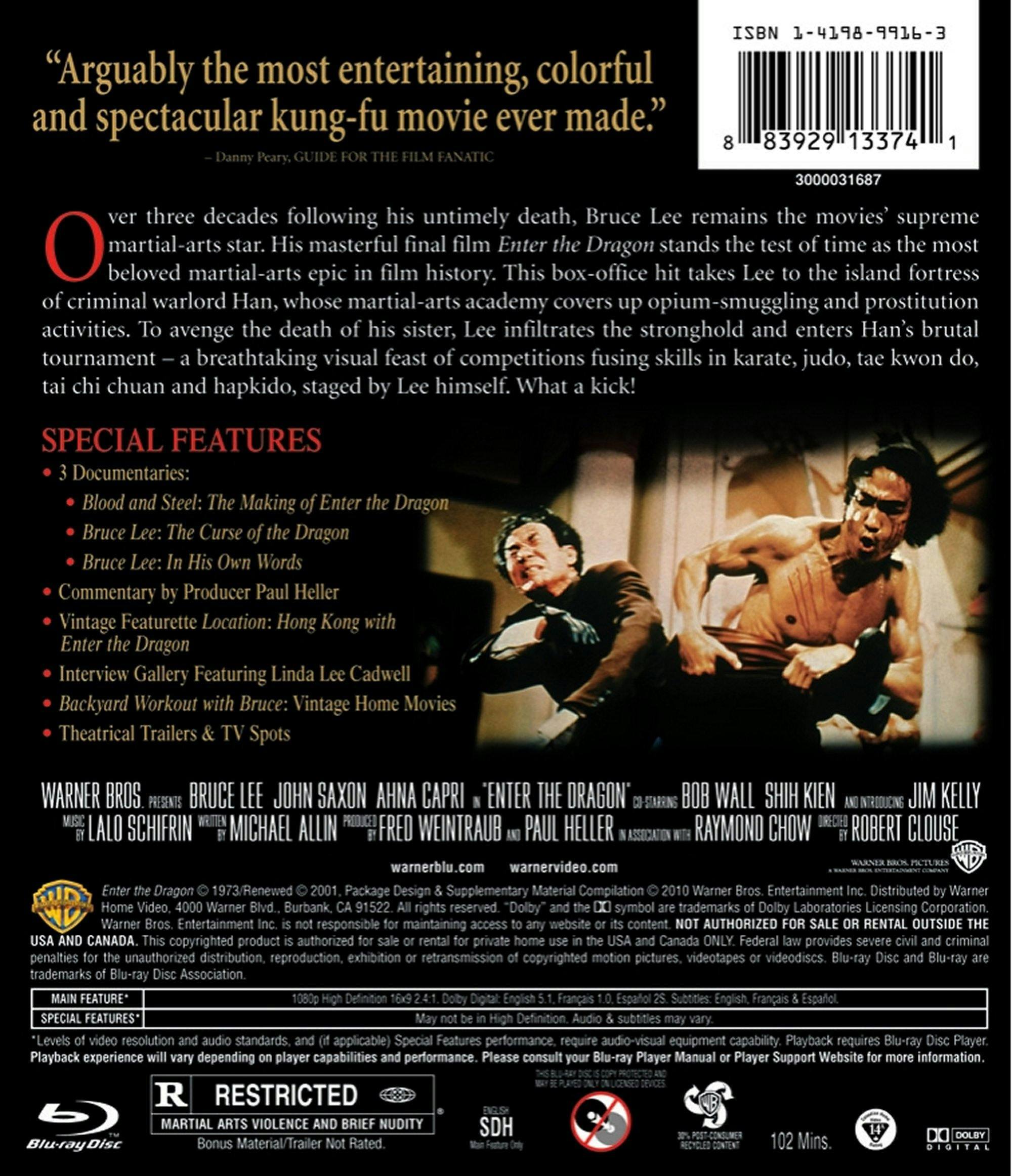 Back. Enter the Dragon [Blu-ray].