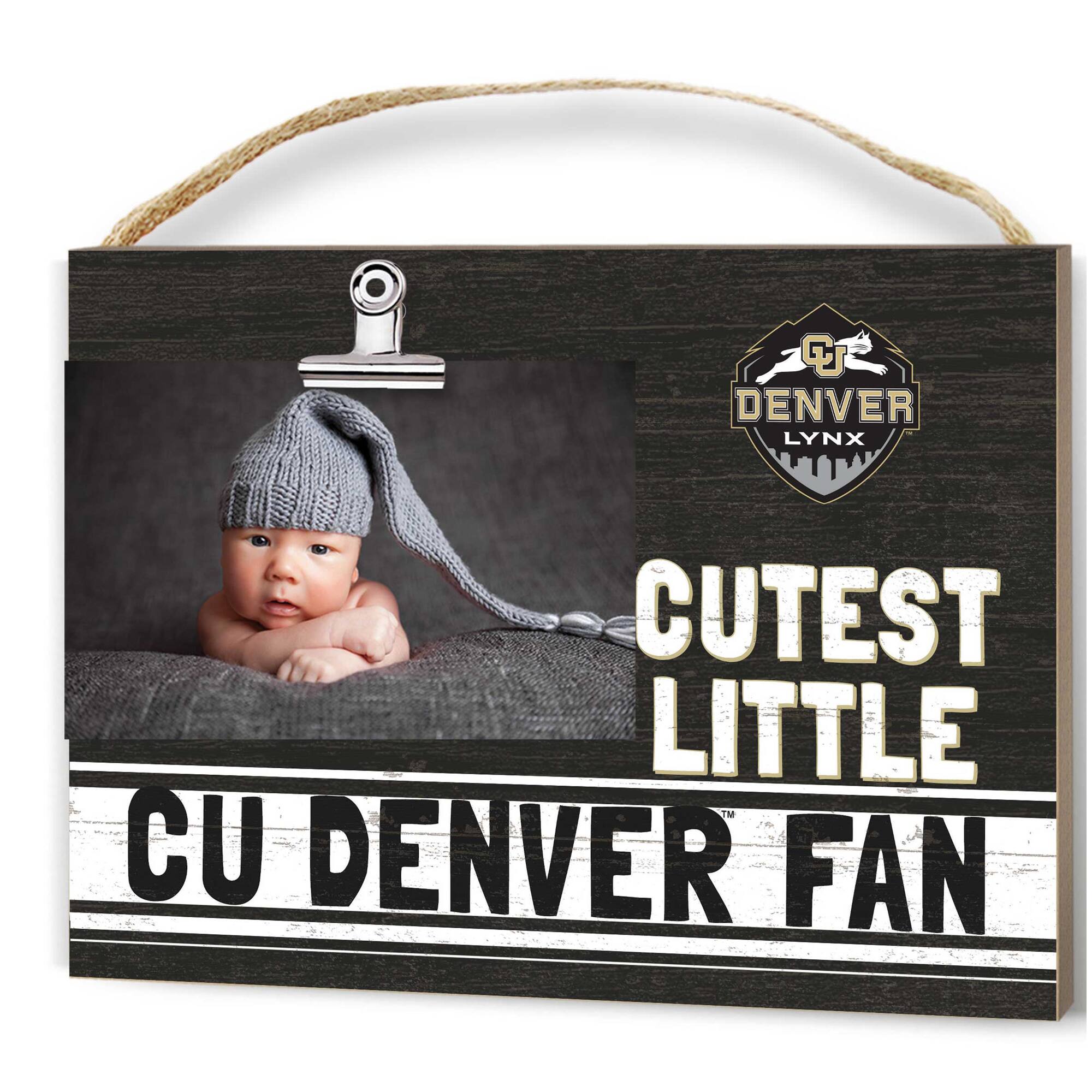 CU Denver Lynx 8'' x 10'' Cutest Little Team Logo Clip Photo Frame
