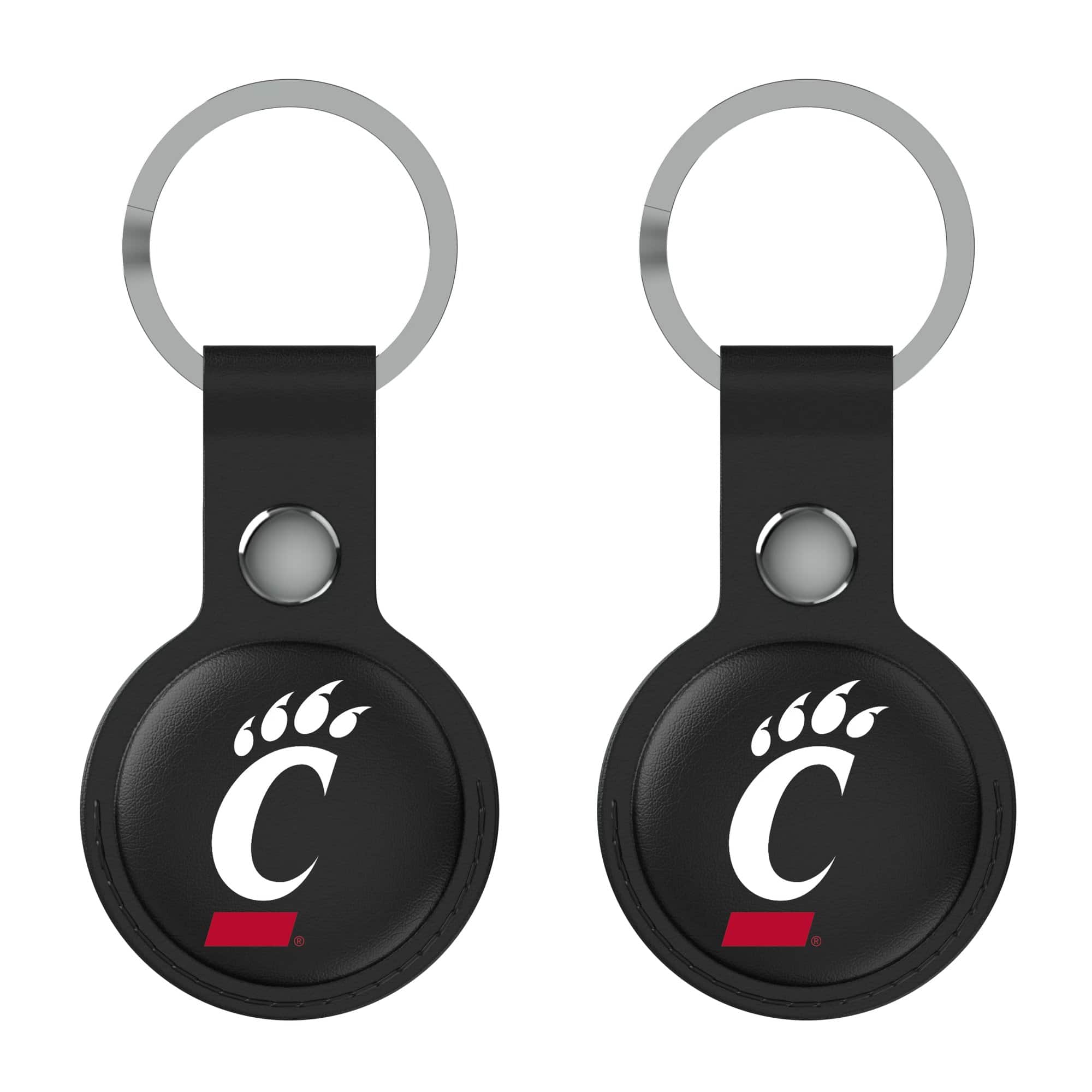 Keyscaper - Cincinnati Bearcats Two-Pack AirTag Holders - No Size - Black