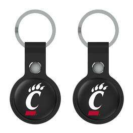 Keyscaper - Cincinnati Bearcats Two-Pack AirTag Holders - No Size - Black
