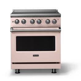 Viking - 30"W. Pro5S 4.7 Cu. Ft. Freestanding 4 Element Electric Convection Range - Blush