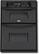 Front Standard. Whirlpool - 30" Single Wall Oven with Built-in Microwave - Black-on-Black.