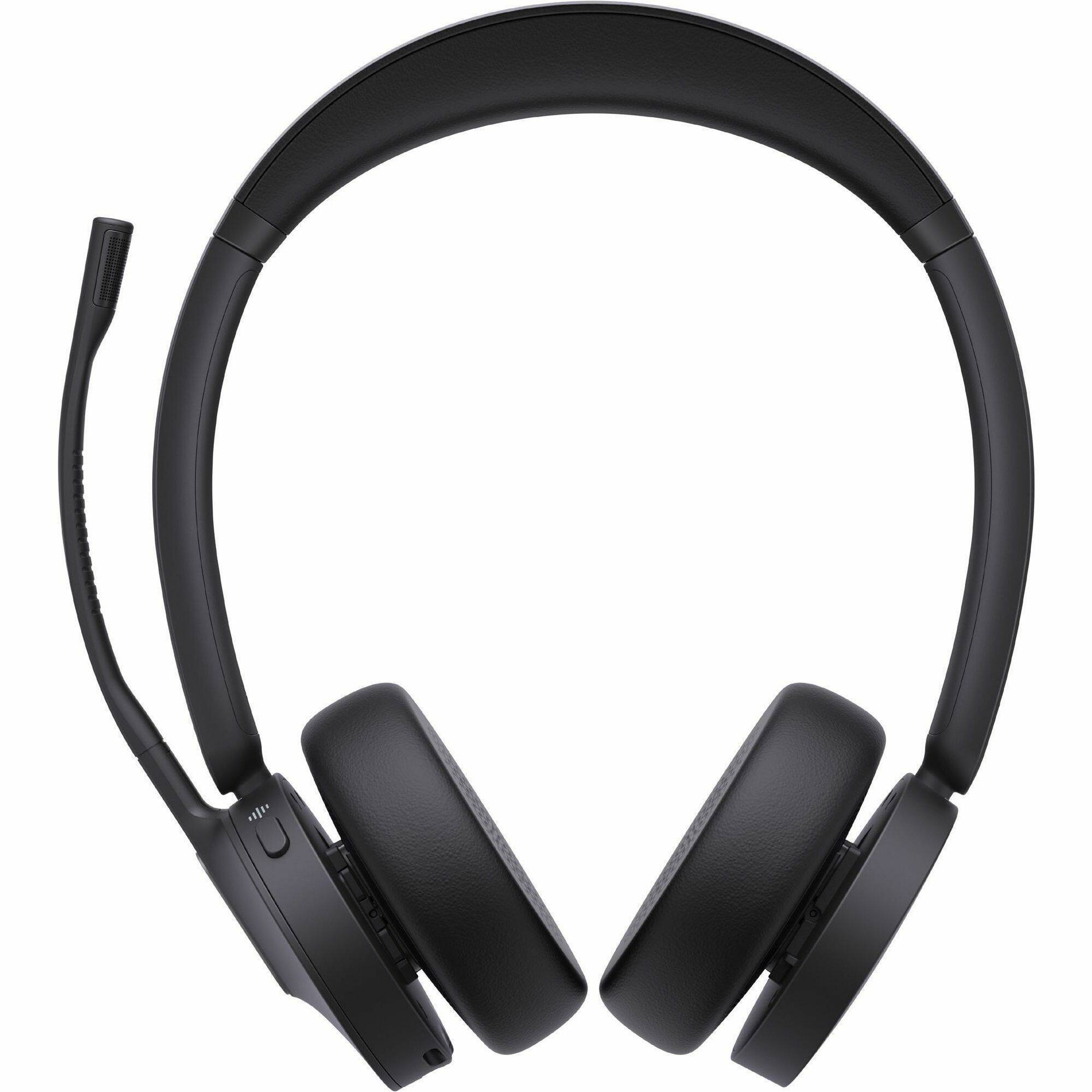 Alt View 3. Yealink - Yealink WH64 Headset - Microsoft Teams Certification - Stereo - Wireless - Bluetooth/DECT - 492.1 ft - 20 Hz to 20 kHz.