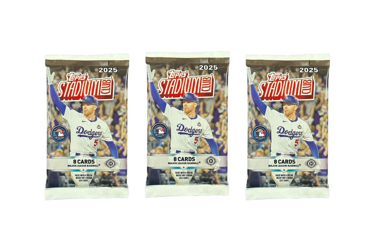 2025 Topps Stadium Club Baseball Hobby Booster Pack Lot - 3 Packs price history on PriceWatchPro