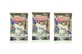 2025 Topps Stadium Club Baseball Hobby Booster Pack Lot - 3 Packs