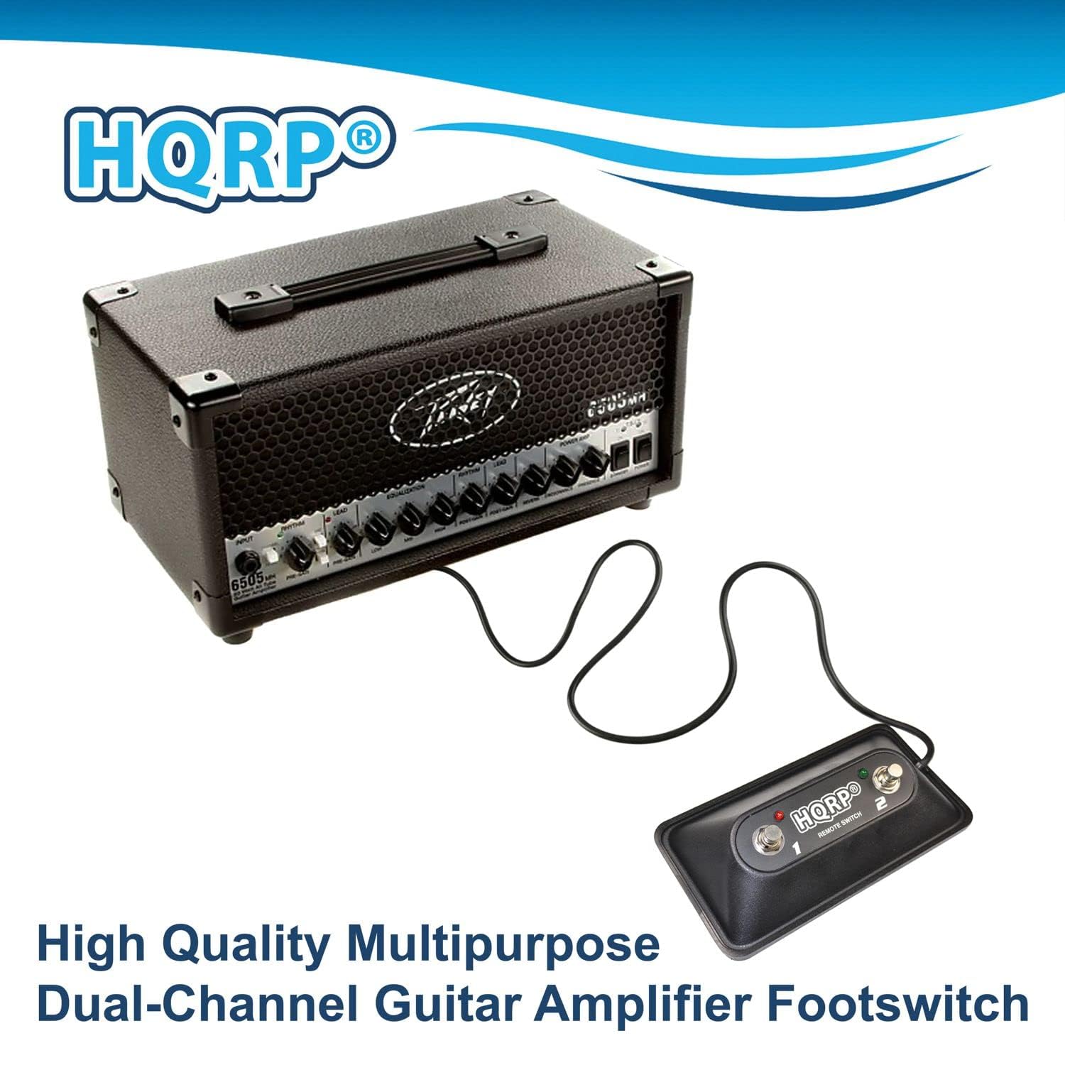 HQRP® TRE CODOMA M U 6505 - HORPO 0 2   1 High Quality Multipurpose Dual-Channel Guitar Amplifier Footswitch