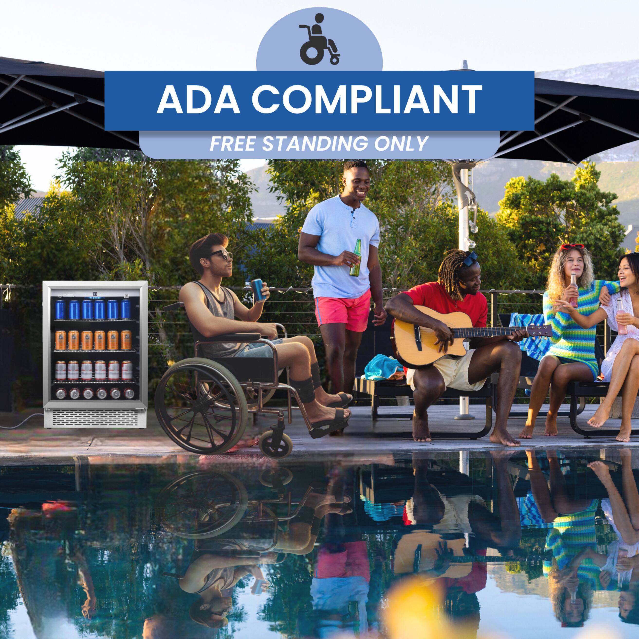 ADA COMPLIANT  
FREE STANDING ONLY