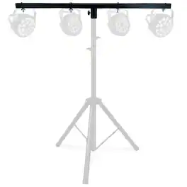 5 CORE - DJ Lighting T Bar 4 Party Lights 39 Inch Extension Crossbar Tbar Mount w 66 lbs Capacity - Black