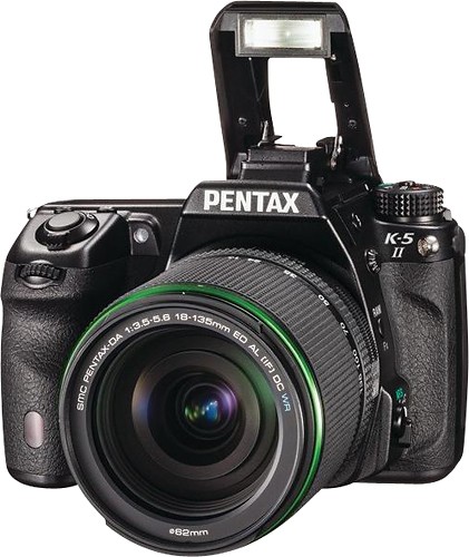 Best Buy: PENTAX II 12038 K-5 Camera Black with DSLR Lens 18-135mm