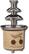 Angle Standard. Helman - Chocolate Fondue Fountain - Brown.