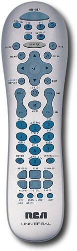 Front Standard. RCA - Universal 6-Device Backlit Universal Remote.