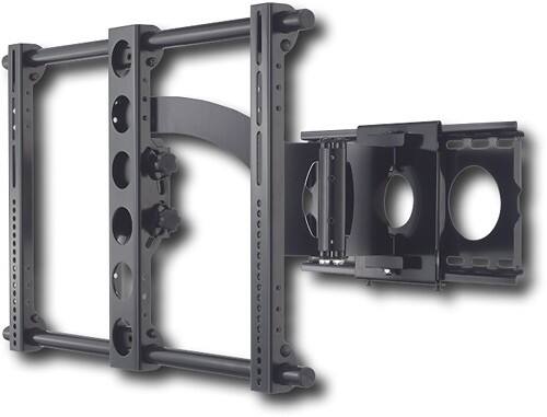Angle Standard. Sanus - Full-Motion Wall Mount for 37" - 56" Flat-Panel TVs - Extends 19.75" - Black.