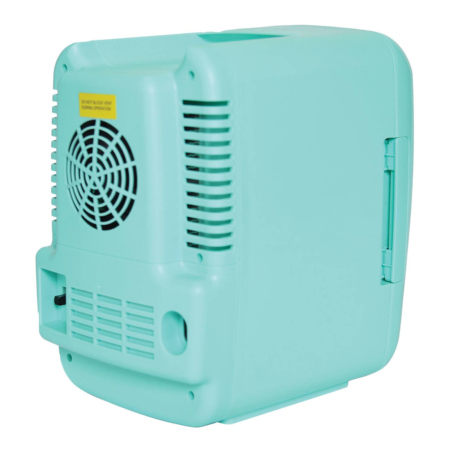 Alt View 5. Emerson - Emerson EFC-5000 Portable Mini Fridge Cooler for 6 Cans, Compact 4L Capacity - Turquoise.