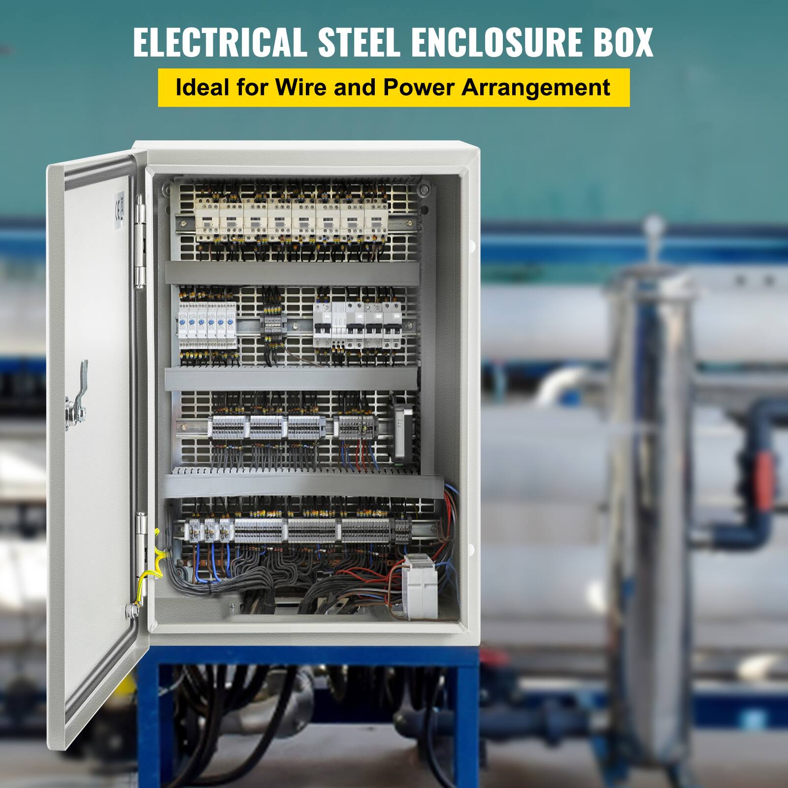 ELECTRICAL STEEL ENCLOSURE BOX  
Ideal for Wire and Power Arrangement