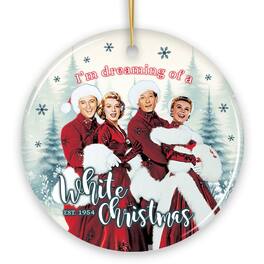 OrnamentallyYou - Im Dreaming of a White Christmas Ornament 1954 Classic Holiday Inn Movie Gift and Tree Decor - Multi-colored