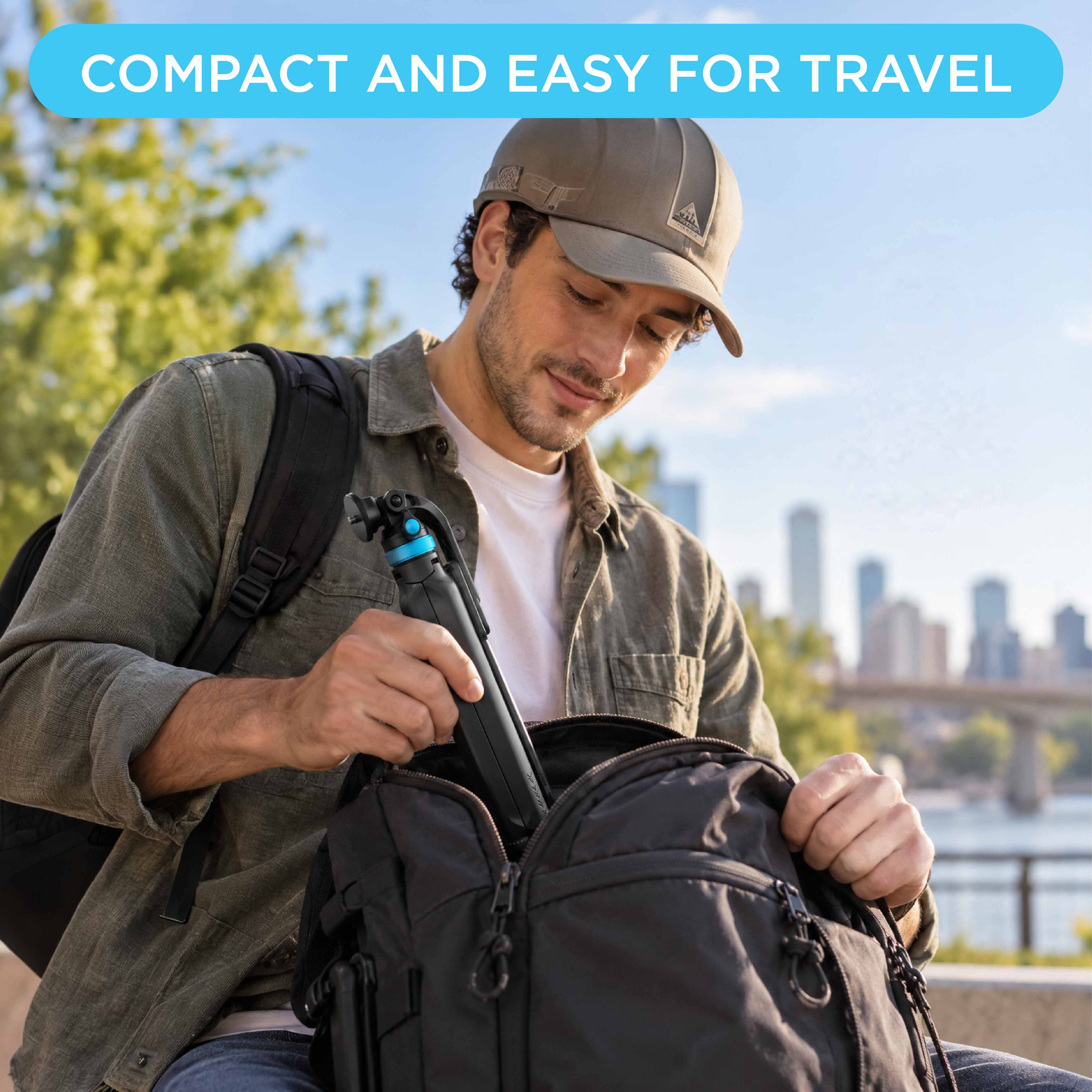 COMPACT AND EASY FOR TRAVEL