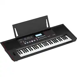Roland - Arranger Keyboard with Professional Sounds, Integrated Speakers, Automatic Accompaniment, Mic Input, and Bluetooth Audio - Black