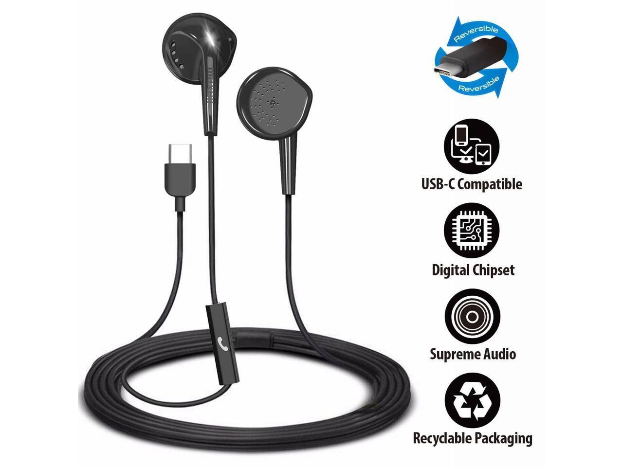 Reversible USB-C Compatible Digital Chipset Supreme Audio Recyclable Packaging