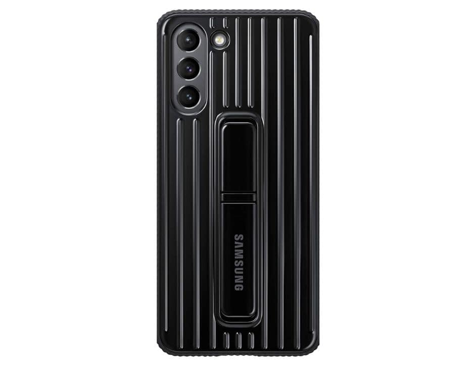 Photos - Case Samsung  Rugged Protective Cover for Galaxy S21 - Black EF-RG991CBEGUS 