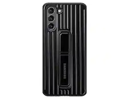 Samsung - Rugged Protective Cover for Galaxy S21 - Black