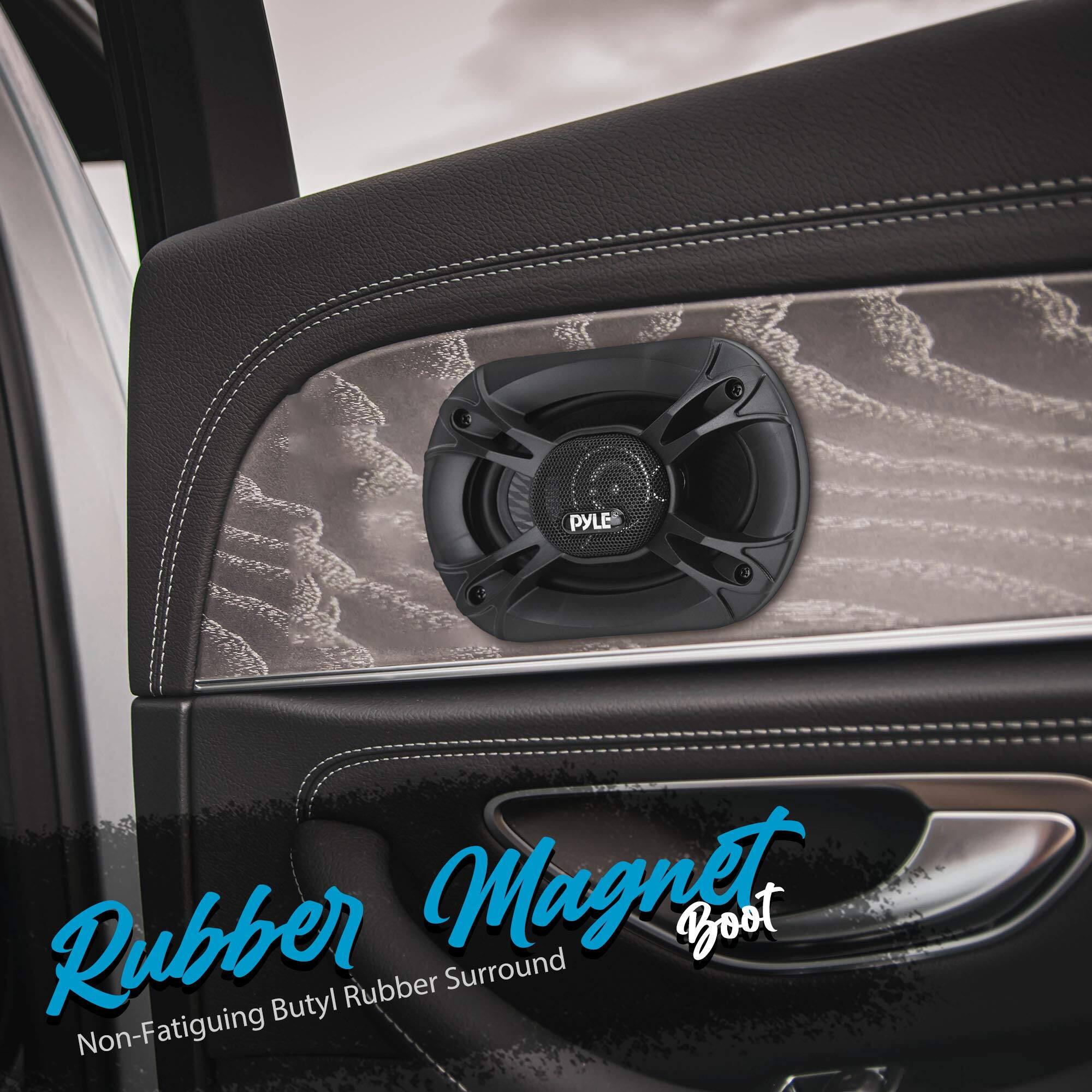 PYLE Rubber Magnet Surround Boot  
Non-Fatiguing Butyl Rubber Surround