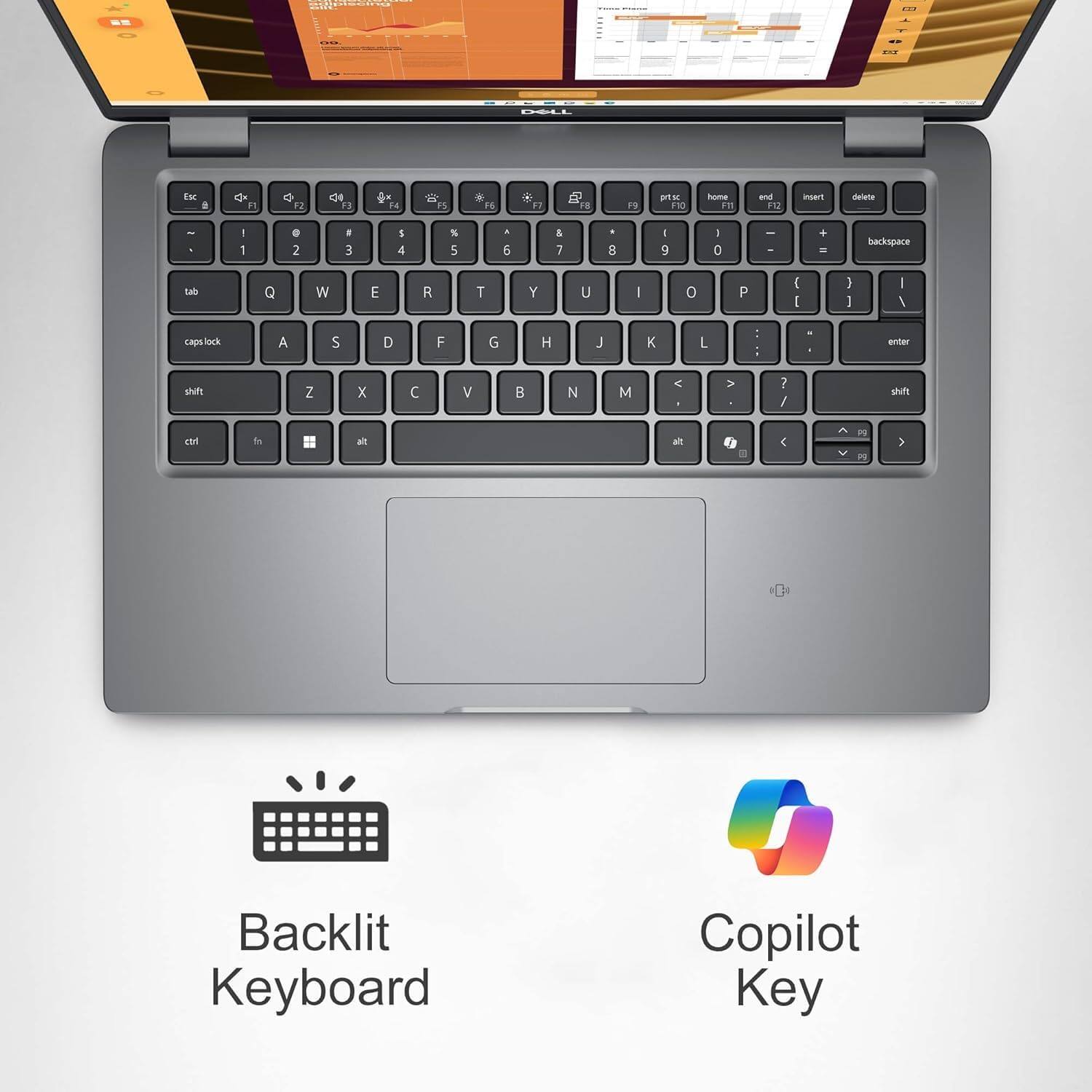 Backlit Keyboard  
Copilot Key