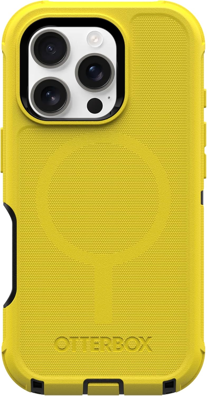 OtterBox - Defender Series hard Shell Case With Magsafe for Apple iPhone 16 Pro - Night Reverse (Yellow & Black) price history on PriceWatchPro