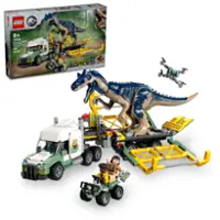 LEGO - Jurassic World Dinosaur Missions: Allosaurus Transport Truck Toy 76966 - Front_Zoom