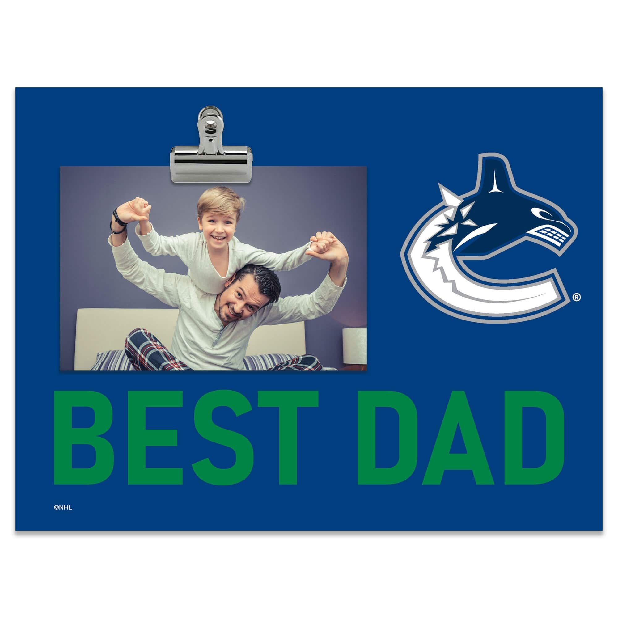 "Fan Creations - Vancouver Canucks 8"" x 10.5"" Briteline Best Dad Clip Frame - Multicolor" price history on PriceWatchPro