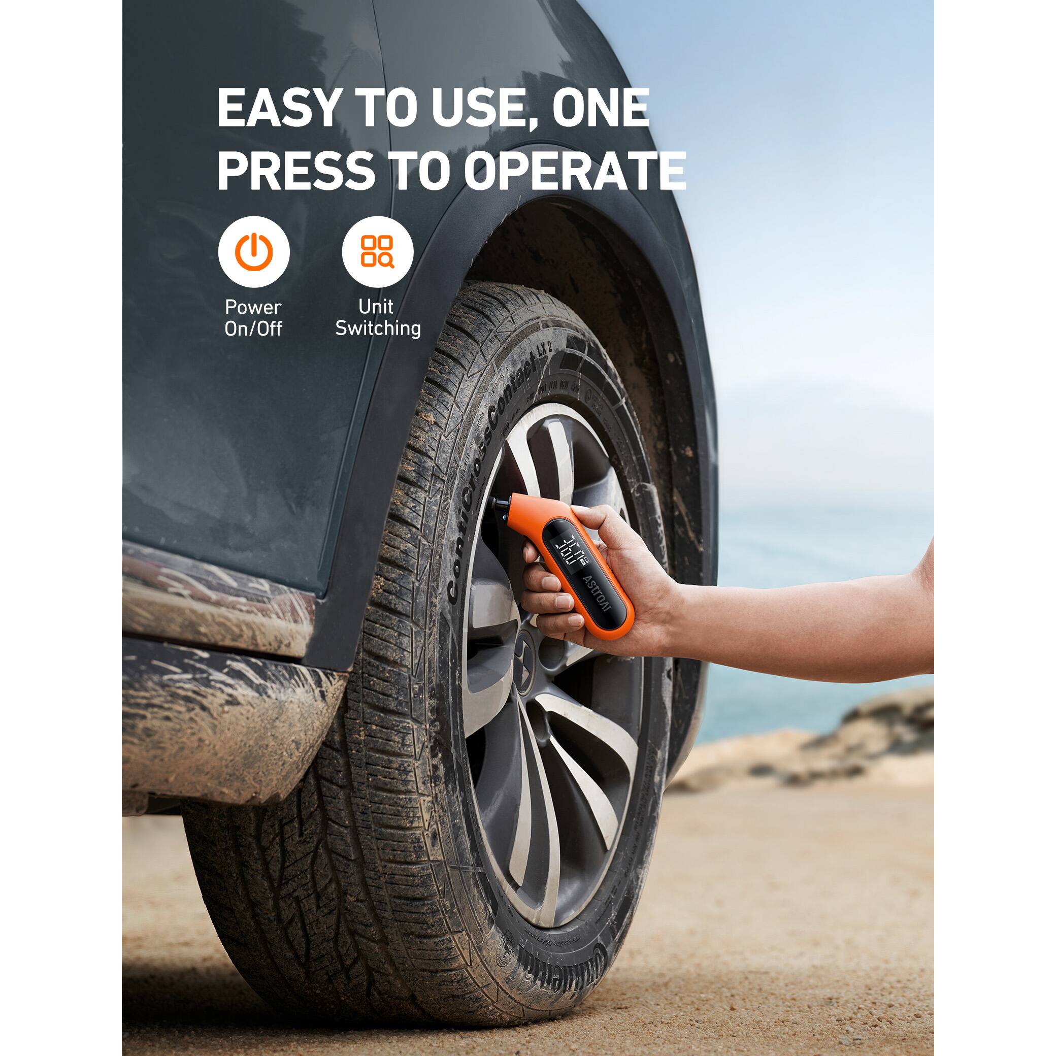 EASY TO USE, ONE PRESS TO OPERATE
Power On/Off
Unit Switching