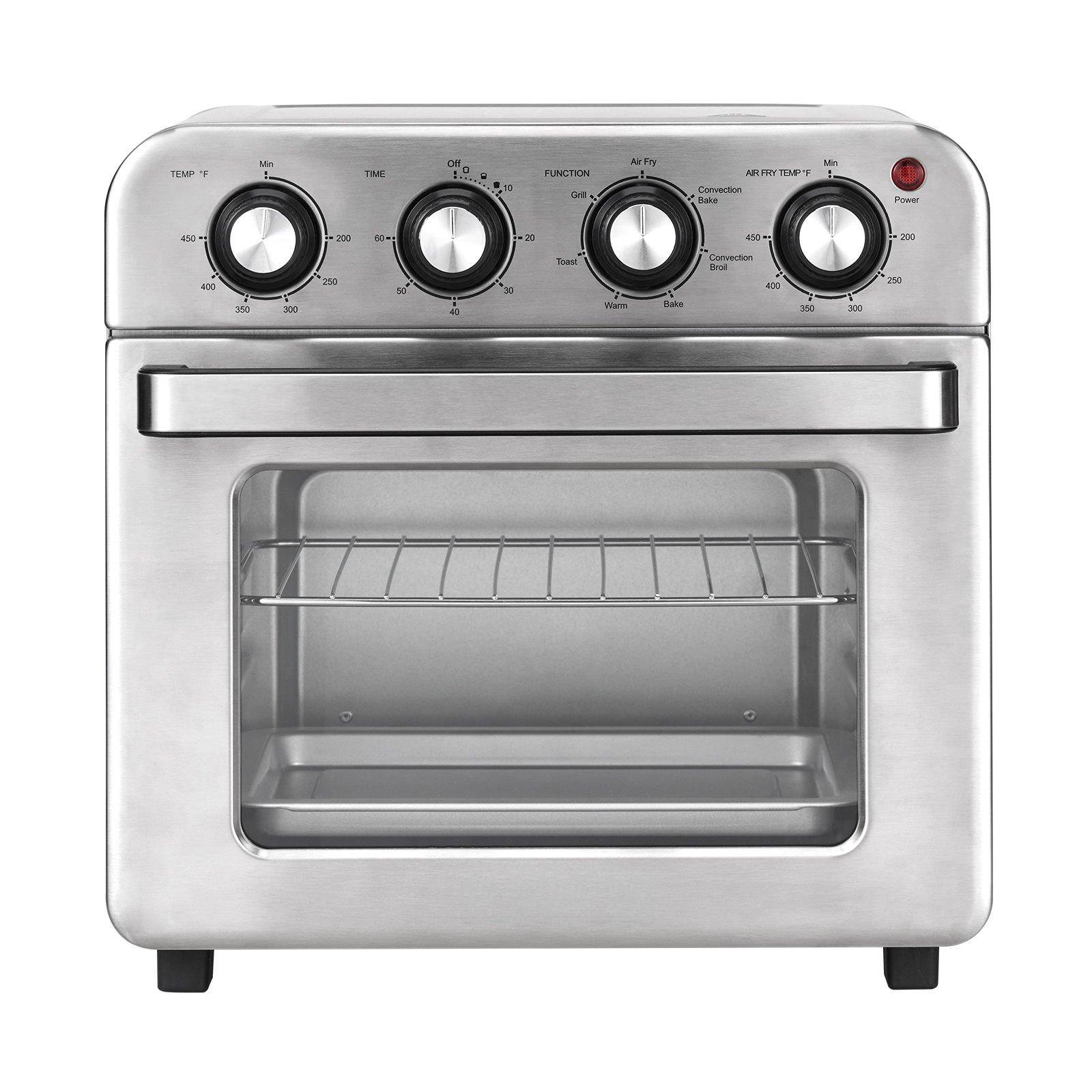 TEMP °F  
Min  
450  
400  
350  
300  
250  
200  

TIME  
Min  
60  
50  
40  
30  
20  
10  

OFF  
ON  

FUNCTION  
Grill  
Air Fry  
Convection  
Bake  
Toast  
Warm  
Bake  
Convection  
Broil  

AIR FRY TEMP °F  
Min  
450  
400  
350  
300  
250  

Power