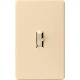 Lutron - Toggler 150 W 3-Way Dimmer Switch 1 pk - Ivory