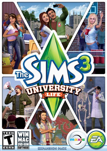  The Sims 3: University Life Expansion Pack - Mac/Windows