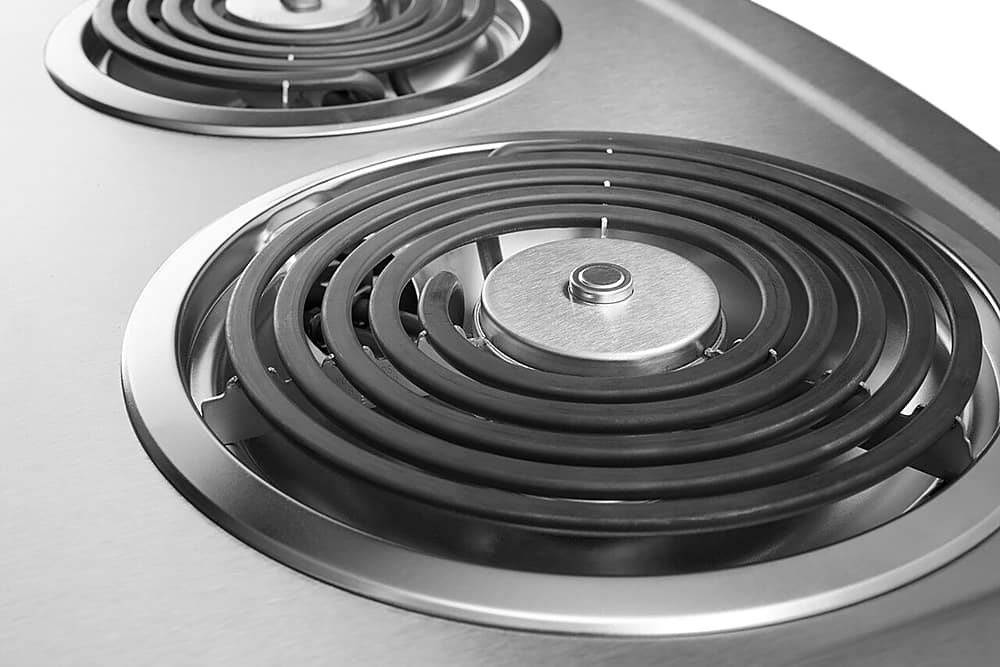 Alt View 12. Whirlpool - 21" Built-In Electric Cooktop - Stainless Steel.