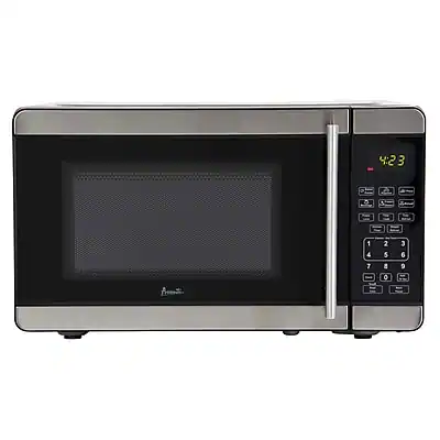Front. Avanti - 0.7 Cu. Ft. Countertop Microwave, 700W (MO7103SST) - Black/Stainless Steel.
