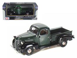 1941 Plymouth Pickup 1/24 Diecast Model Car by Motormax - Green