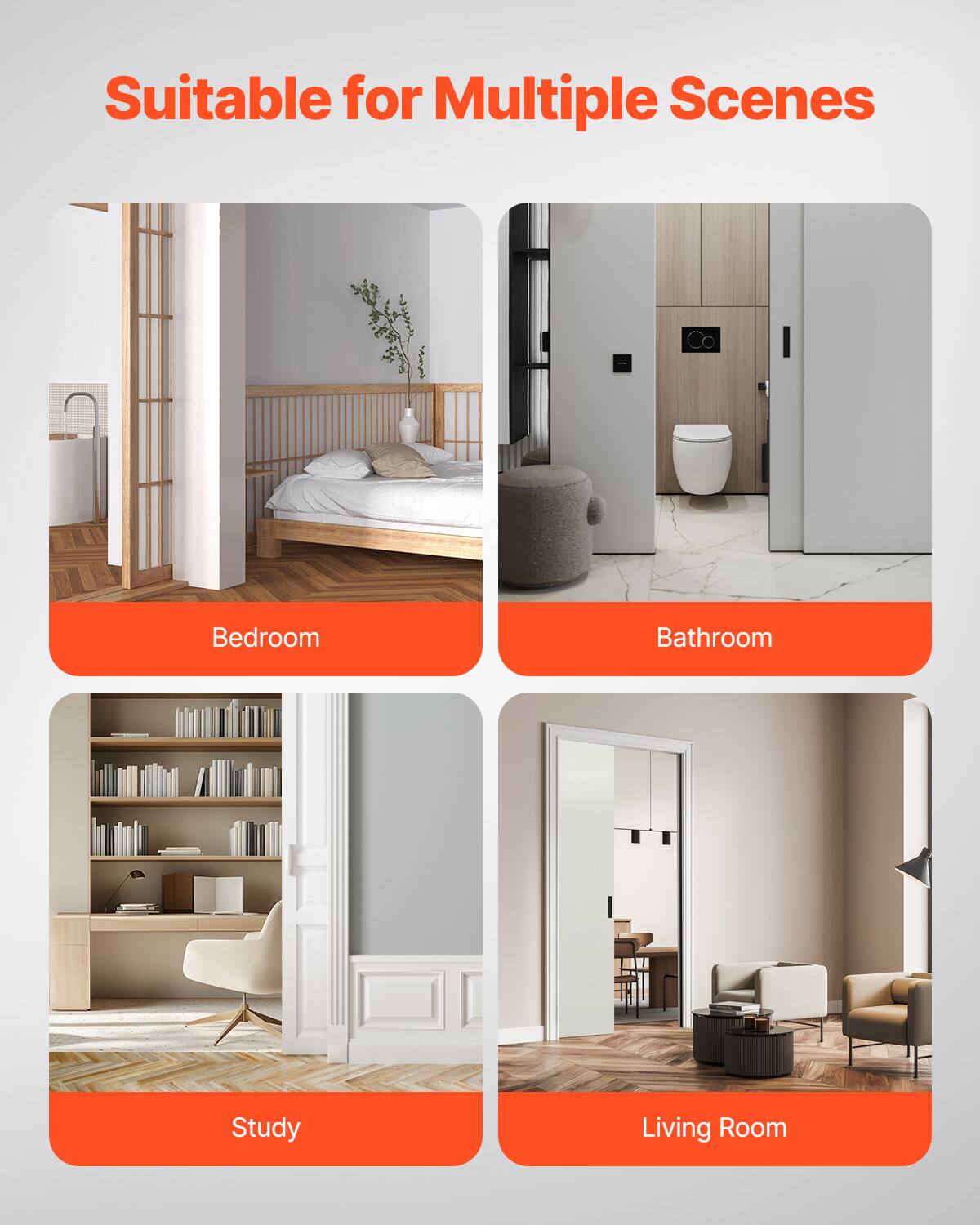 Suitable for Multiple Scenes

- Bedroom
- Bathroom
- Study
- Living Room