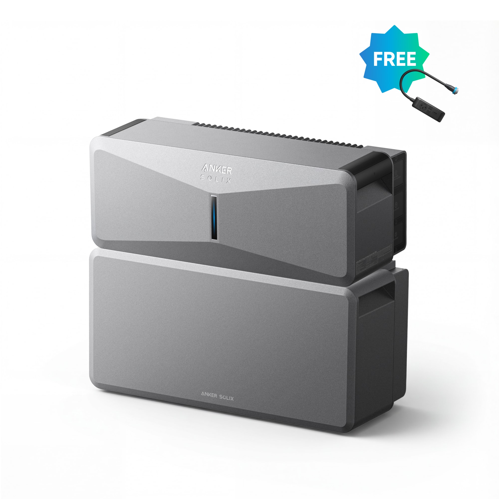 Anker - SOLIX E10 Whole-Home Backup System 10kW Turbo Output, Installation Required (6144 Wh Capacity)